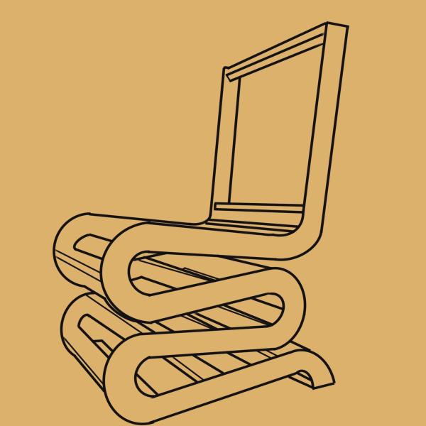 ⁦כיסא נחש מעוצב⁩ – תמונה ⁦3⁩