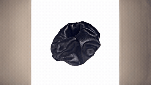 צמיד סאטן שחור