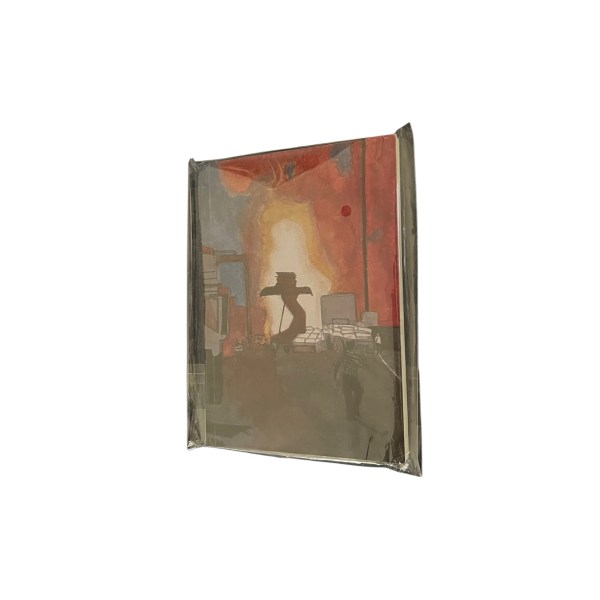 ⁦מחברת השראה B6 עשן כתום⁩ – תמונה ⁦2⁩